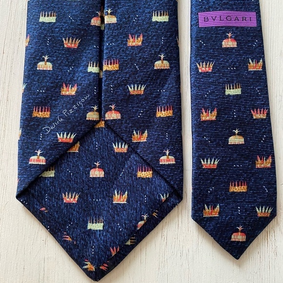 BVLGARI SILK Tie - Picture 6 of 8